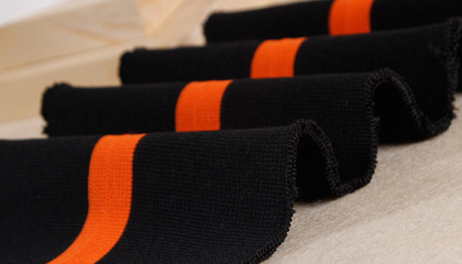 2014新款黑色夾克衫羽絨服橫機羅紋 廠家直銷，優質之選